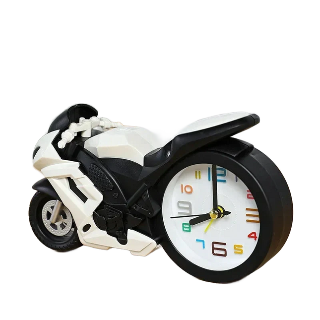 Kinderwecker für Jungen im Motorrad-Design