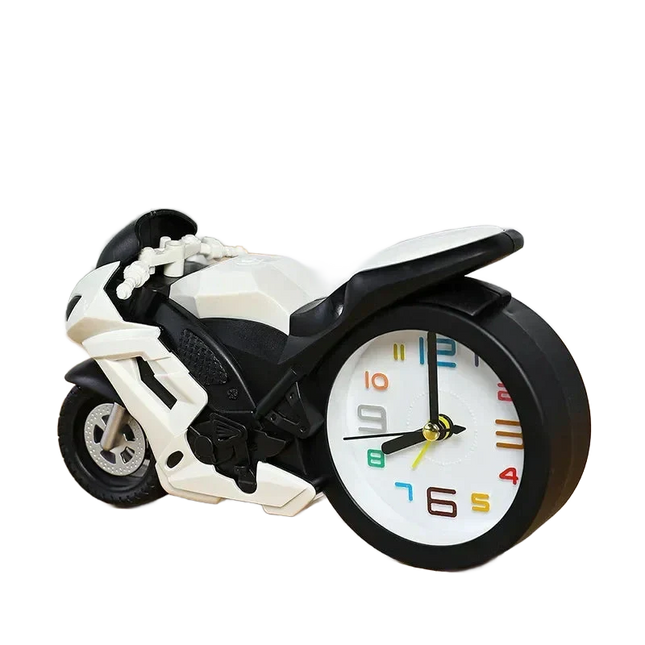 Kinderwecker für Jungen im Motorrad-Design