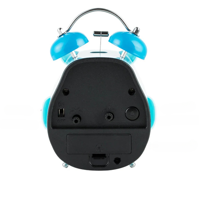 Lustiger Kinderwecker Eule mit Doppelglocke