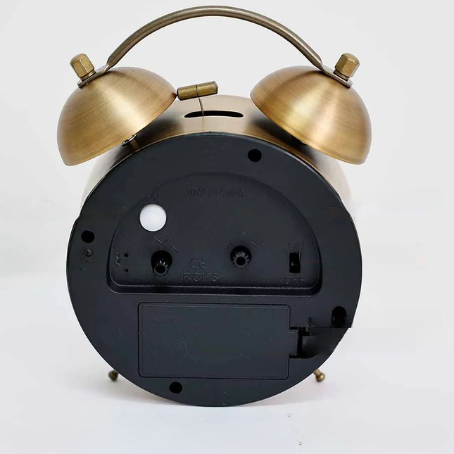 Vintage Glockenwecker im Antik-Look batteriebetrieben