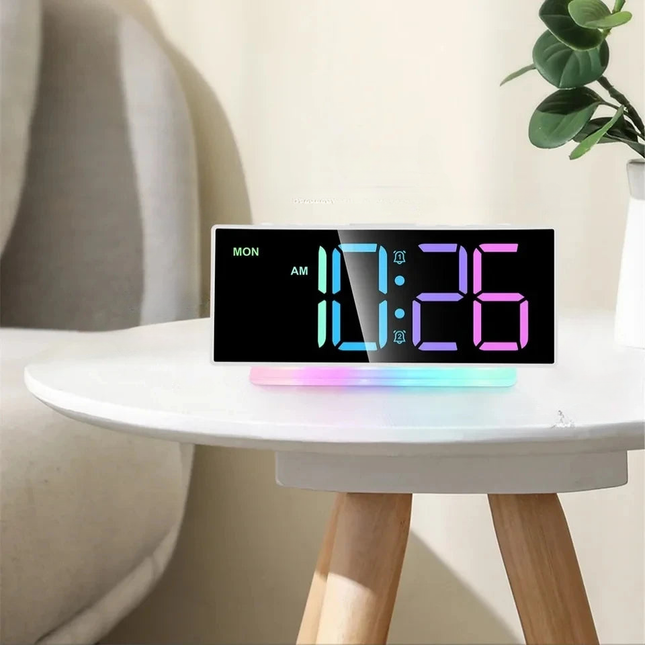 Digitaler Lichtwecker mit Doppelalarm Funktion