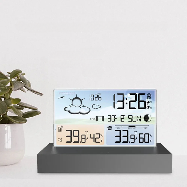 Smarter Wecker mit digitaler Wetterstation