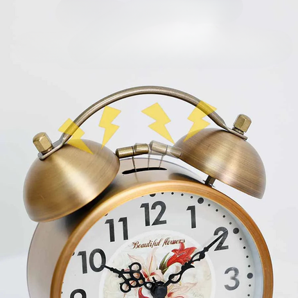 Vintage Glockenwecker im Antik-Look batteriebetrieben