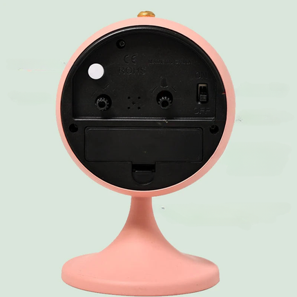 Vintage Tischwecker rund auf Standfuß