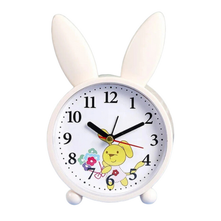 Analoger Kinderwecker im süßen Hasen-Design