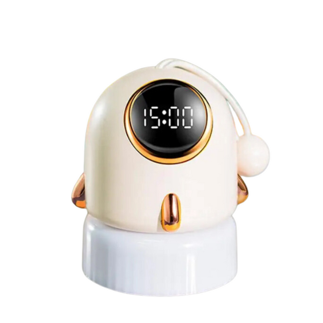 Digitaler Kinderwecker Rakete mit Nachtlicht