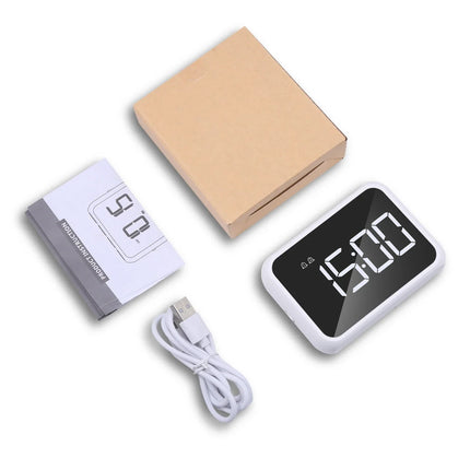 Kompakter Digitalwecker mit zwei Weckzeiten