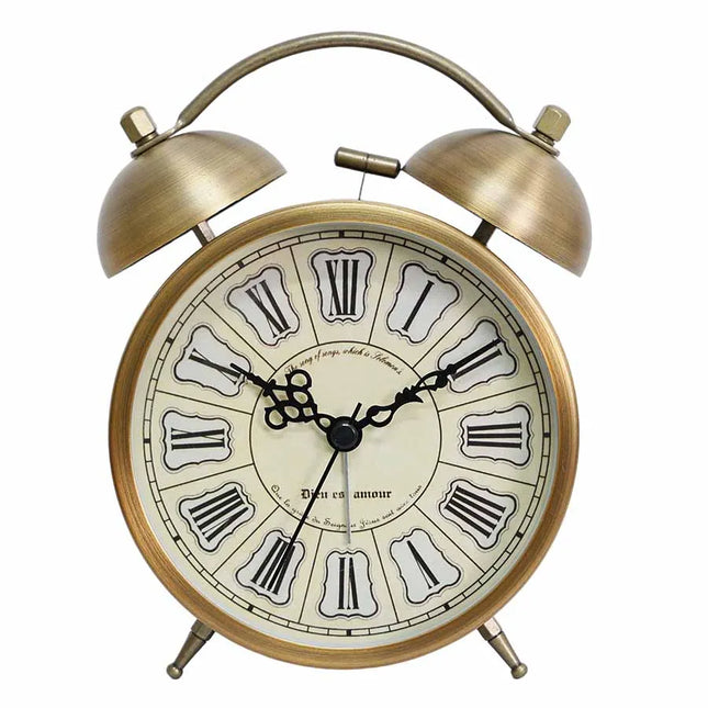 Vintage Glockenwecker im Antik-Look batteriebetrieben