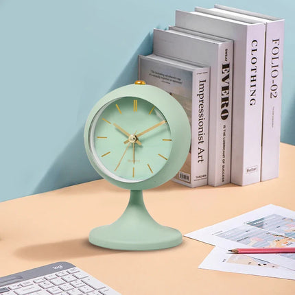 Vintage Tischwecker rund auf Standfuß