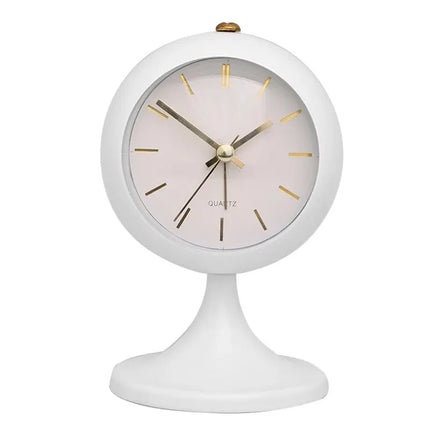 Vintage Tischwecker rund auf Standfuß