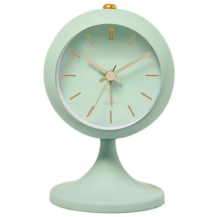 Vintage Tischwecker rund auf Standfuß