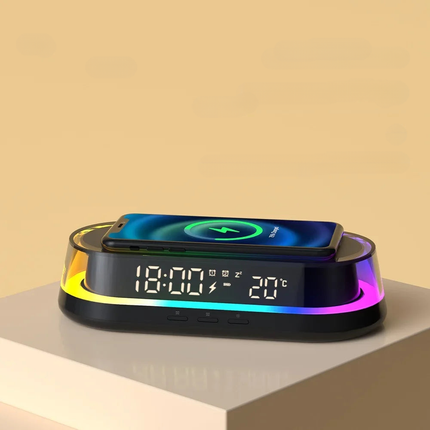 Lichtwecker mit kabelloser Qi-Ladefunktion