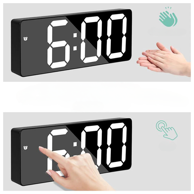 Digitaler LED Wecker mit großen Ziffern