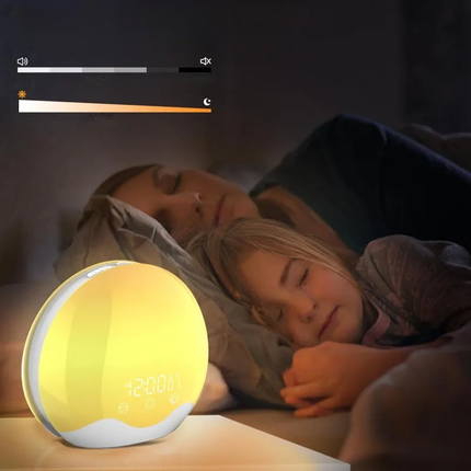 Digitaler Lichtwecker mit buntem Farbwechsel