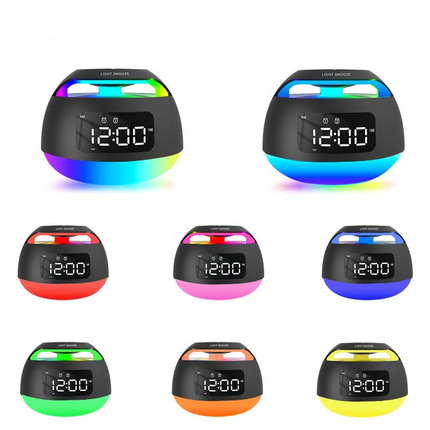 Bluetooth Radiowecker mit buntem RGB-Licht