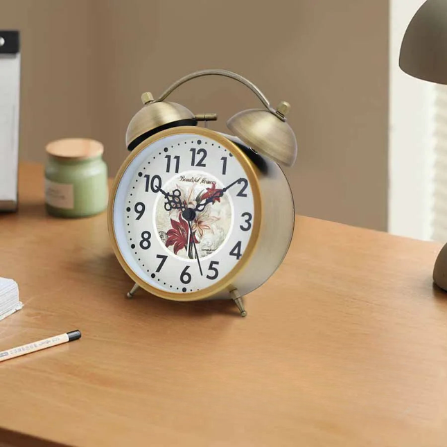 Vintage Glockenwecker im Antik-Look batteriebetrieben