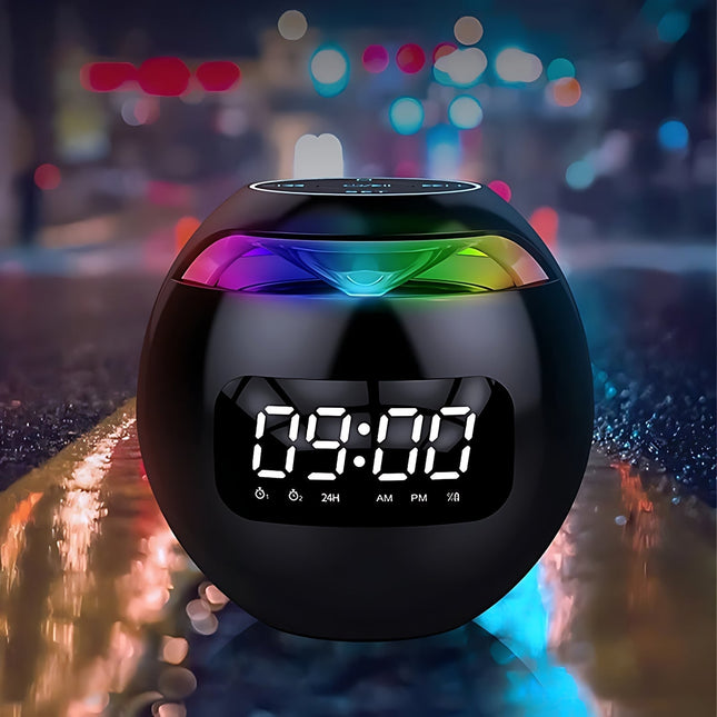 Radiowecker mit RGB Stimmungslicht und Bluetooth