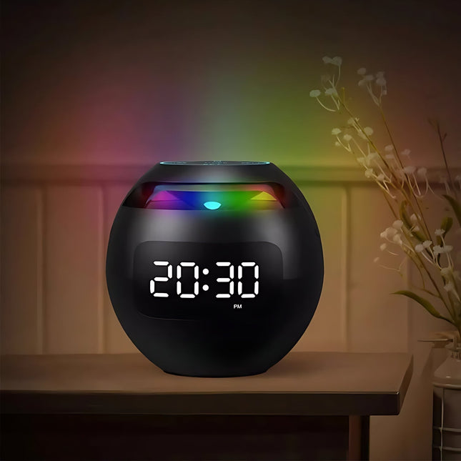 Radiowecker mit RGB Stimmungslicht und Bluetooth