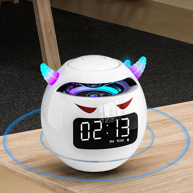 Bluetooth Lautsprecher Wecker im Teufel-Design