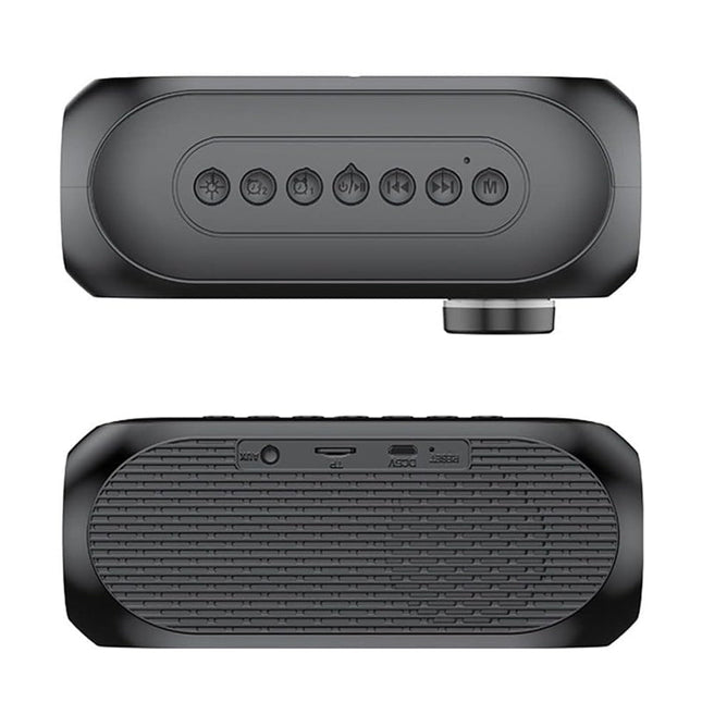 Radiowecker mit Bluetooth Lautsprecher und Licht