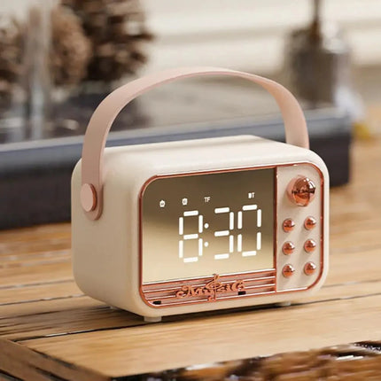 Retro Radio Wecker mit Bluetooth
