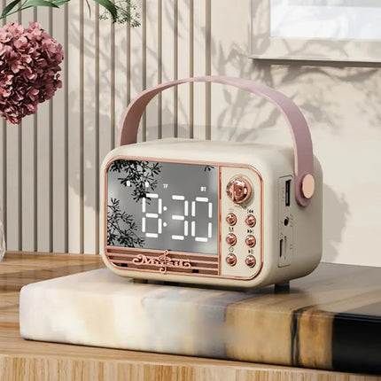 Retro Radio Wecker mit Bluetooth