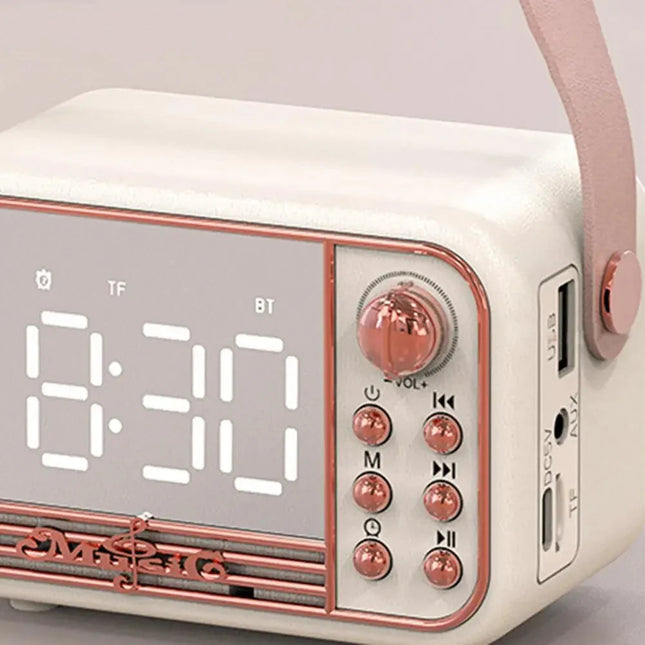 Retro Radio Wecker mit Bluetooth