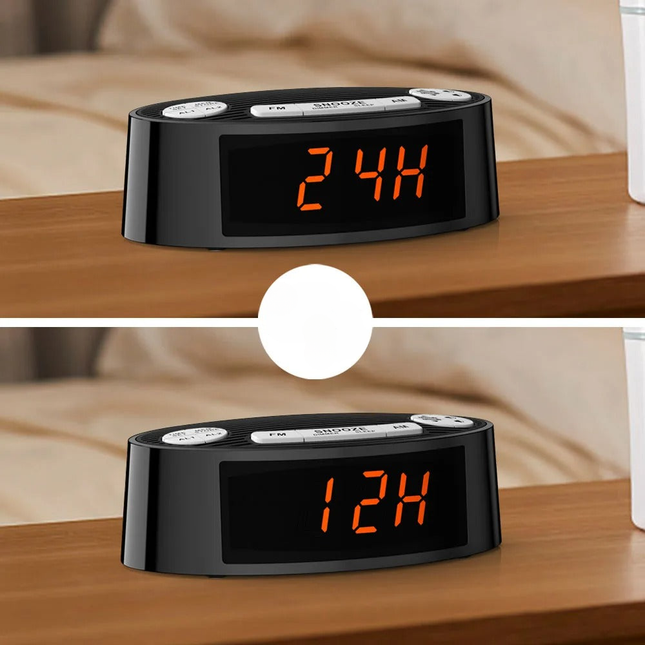 Digitaler Radiowecker mit großer LED-Anzeige