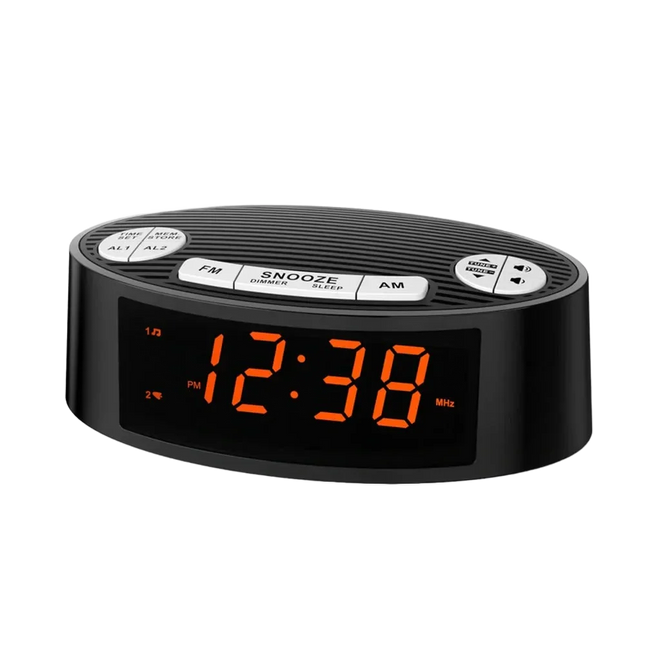 Digitaler Radiowecker mit großer LED-Anzeige