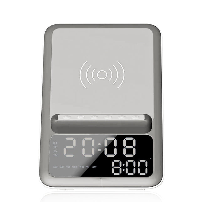 Radiowecker mit kabelloser Qi-Ladestation