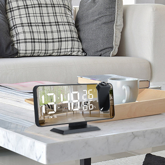 Projektionswecker mit Temperatur und Luftfeuchtigkeit