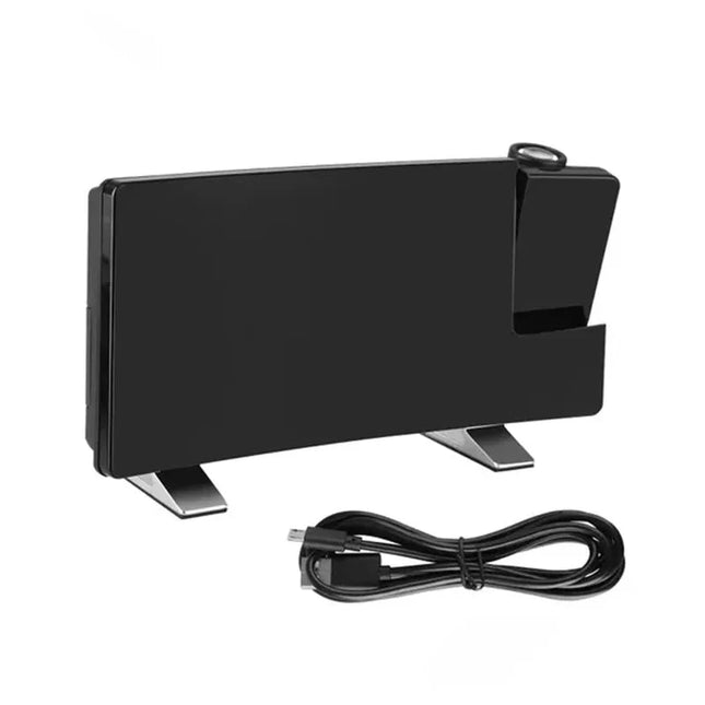 Projektionswecker mit USB-Ladeanschluss für Handy