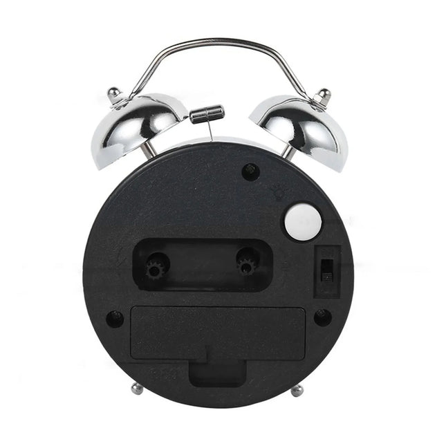 Doppelglockenwecker mit leuchtenden Ziffern