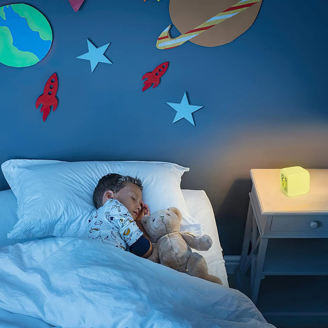 Digitaler Würfel-Wecker mit Farbwechsel