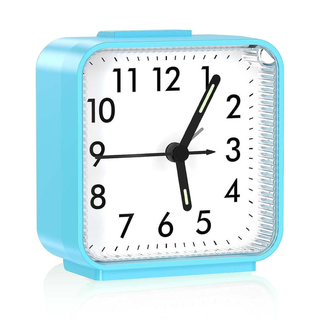 Analoger Quarzwecker mit Leuchtzeigern