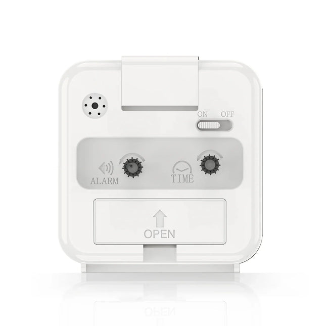 Analoger Quarzwecker mit Leuchtzeigern