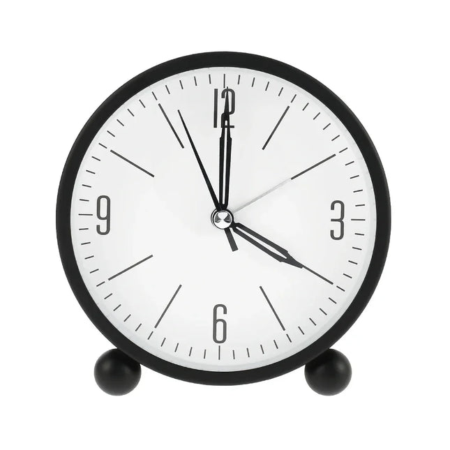 Kompakter analoger Reisewecker ohne Ticken