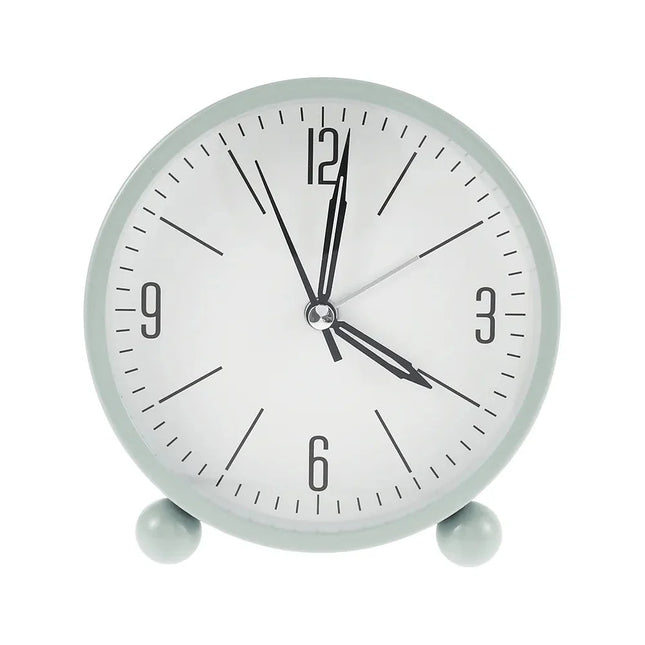 Kompakter analoger Reisewecker ohne Ticken