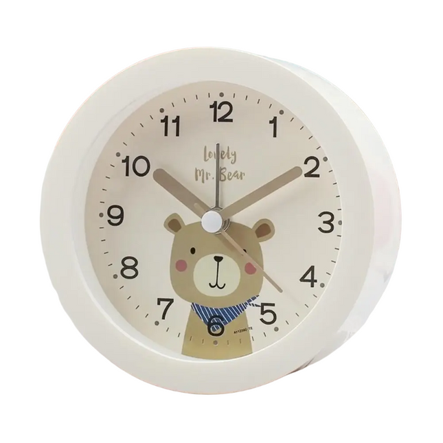 Analoger Lernwecker für Kinder ohne Ticken