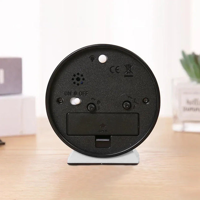 Lautloser analoger Wecker ohne Ticken