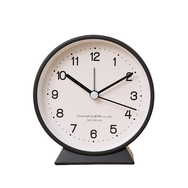 Lautloser analoger Wecker ohne Ticken