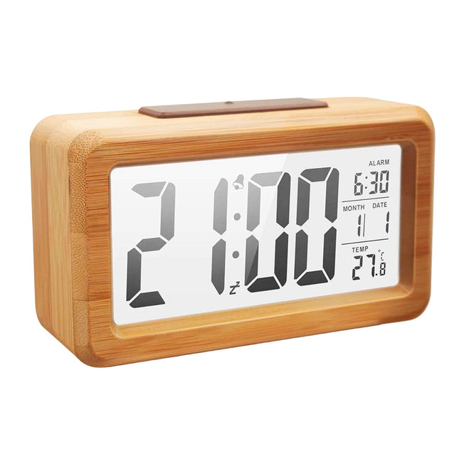 Digitaler Holzwecker mit Temperaturanzeige