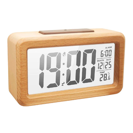 Digitaler Holzwecker mit Temperaturanzeige
