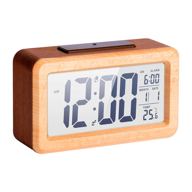 Digitaler Holzwecker mit Temperaturanzeige