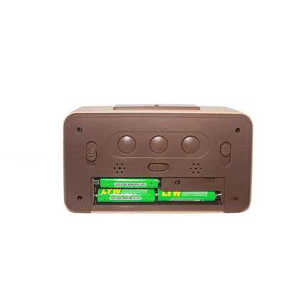 Digitaler Holzwecker mit Temperaturanzeige