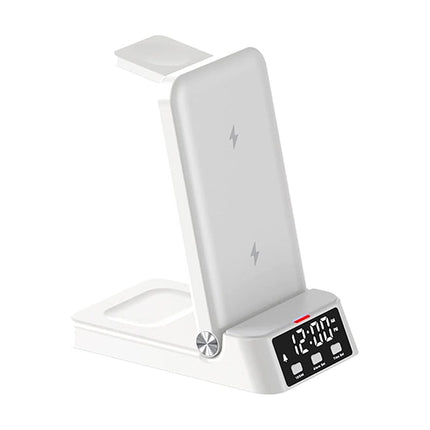 Faltbare Qi-Ladestation mit integriertem Wecker