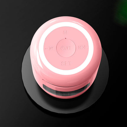 Tragbarer Mini Bluetooth Wecker mit Uhr