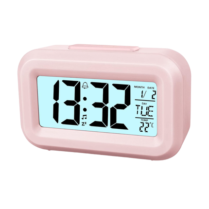 Kompakter Reisewecker mit Knopfzellenbatterie