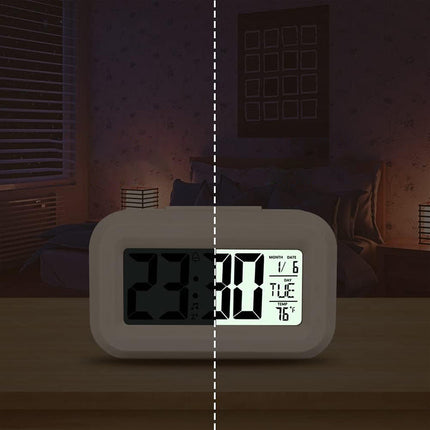 Kompakter Reisewecker mit Knopfzellenbatterie