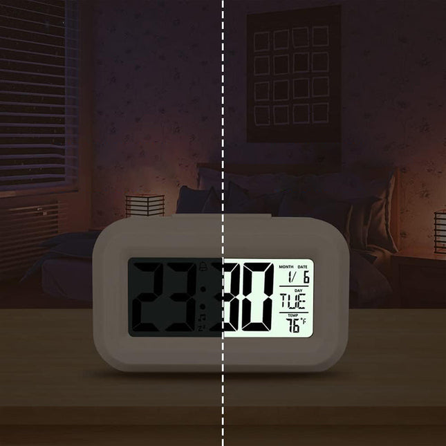 Kompakter Reisewecker mit Knopfzellenbatterie